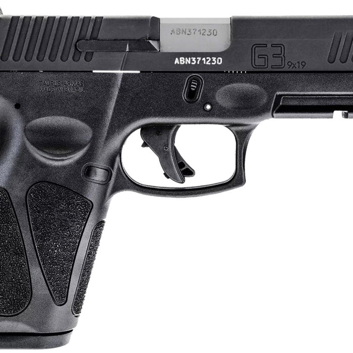 Taurus 1-G3BSR9041 G3  Full Size Frame 9mm Luger 17+1 4" Matte Stainless Steel Barrel, Matte Black Serrated Alloy Steel Slide, Black Polymer Frame w/Picatinny Rail, Textured Grip