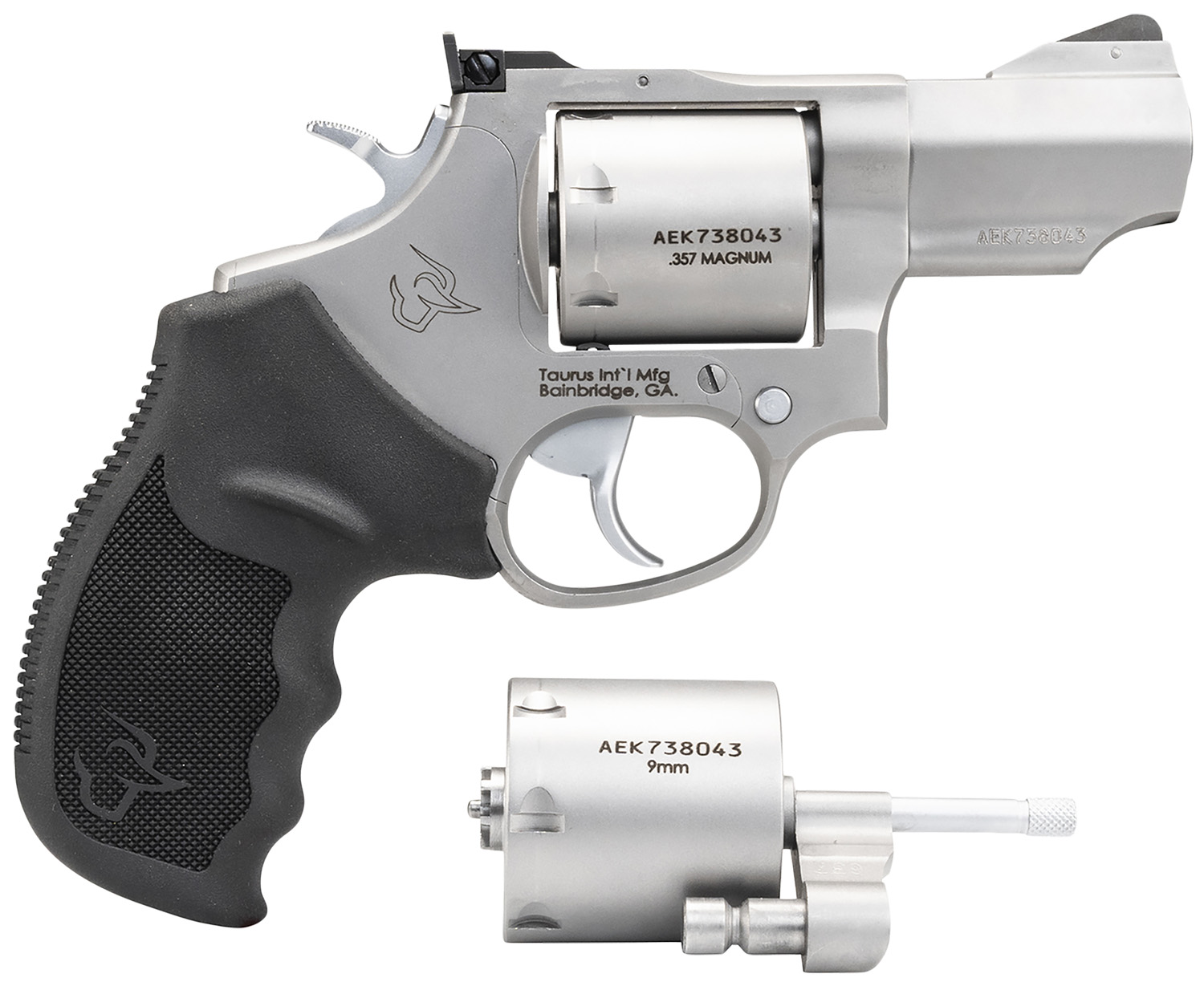 Taurus 2-692029 692 Medium Frame 357 Mag/38 Special +P/9mm 7 Shot 2.50" Matte Stainless Cylinder/Frame/Barrel Transfer Bar Safety 3 Taurus 2-692029 692 Medium Frame 357 Mag/38 Special +P/9mm 7 Shot 2.50" Matte Stainless Cylinder/Frame/Barrel Transfer Bar Safety
