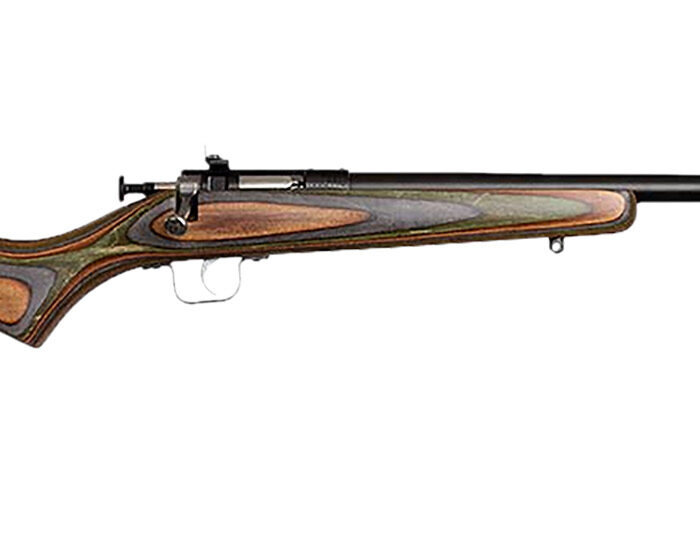 Chipmunk 00005 Gen2  22 LR 1rd 16.10" Blued Tapered Single Shot Barrel, Fixed Camo Laminate Stock