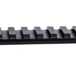 Weatherby P00252706 Picatinny Rail Black Hardcoat Anodized Alloy Weatherby Mark V Standard 6-Lug Action 2 175108