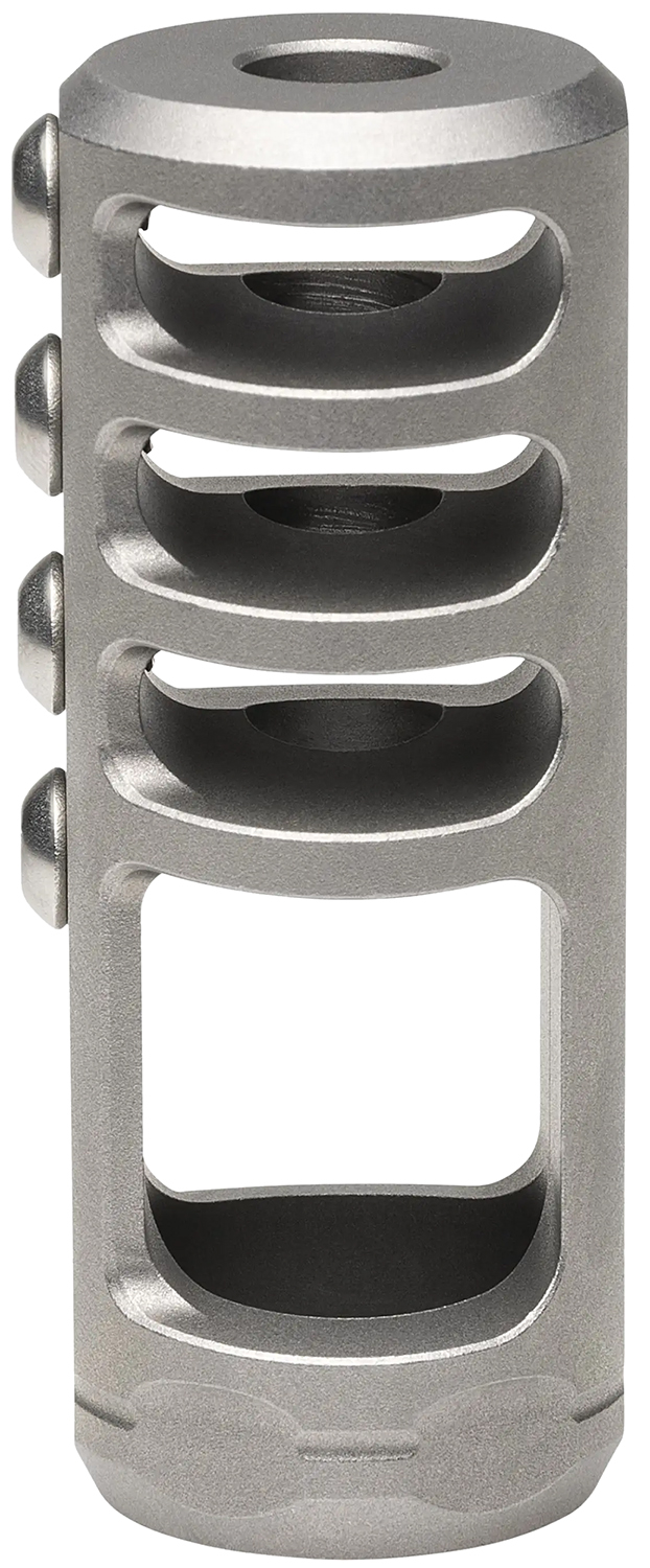 Browning 001293098 Xeno Recoil Hawg Stainless Matte Stainless Steel 1/2"x28 Threads 2.20" OAL 3 Browning 001293098 Xeno Recoil Hawg Stainless Matte Stainless Steel 1/2"x28 Threads 2.20" OAL