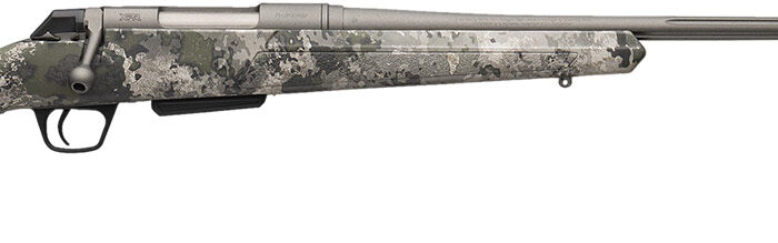 Winchester Repeating Arms 535800220 XPR Extreme 308 Win 3+1 22" Tungsten Cerakote Fluted Threaded Barrel & Drilled & Tapped Steel Receiver, Fixed TrueTimber VSX Synthetic Stock