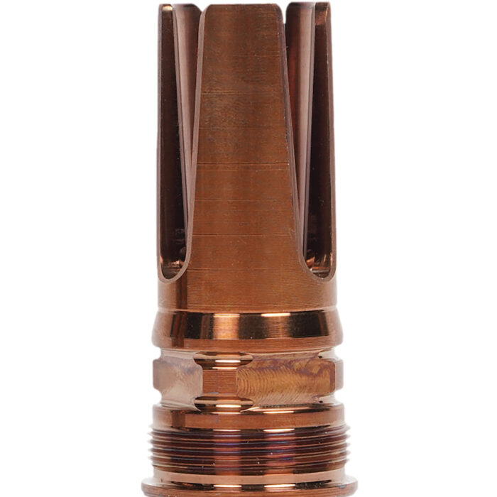 Q LLC ACCFH1/2288.6 Flash Hider  8.6 Blackout Steel 1/2"x28 Threads 2.13" OAL