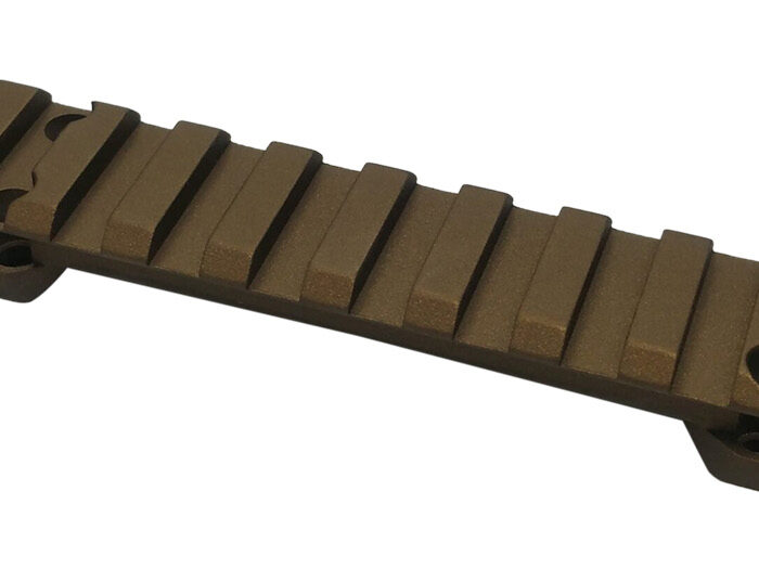 Talley PX0SB735   Smoked Bronze Cerakote Browning X-Bolt Picatinny Rail Mount Magnum Action