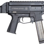 Grand Power 197892004848 SP10A3 Stribog 10mm Auto 20+1 8" Black Threaded Barrel, Black Aluminum Picatinny Rail Receiver, Black Polymer SB Tactical Brace, Black Polymer Grip, Thread Protector 2 177448