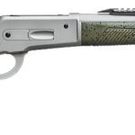 Davide Pedersoli 010G732457 Boarbuster Guidemaster-X 45-70 Gov 5+1 19" Silver Cerakote Threaded Barrel & Receiver w/Picatinny Rail, Green Adj Cheek Riser Synthetic Stock 1 178498