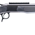 CVA CR4442 Scout 45-70 Gov 1rd 22" Blued Threaded Barrel, Blued Picatinny Rail Receiver, Stealth Gray Fixed Synthetic Stock 2 178965