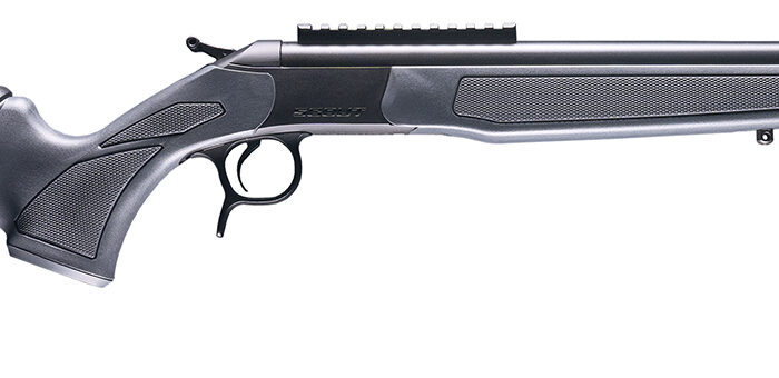 CVA CR4442 Scout  45-70 Gov 1rd 22" Blued Threaded Barrel, Blued Picatinny Rail Receiver, Stealth Gray Fixed Synthetic Stock