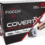 Fiocchi 9CCWB CovertX 9mm 124gr Jacketed Hollow Point 20 Per Box/10 Case 2 179281