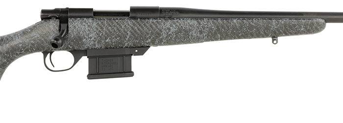 Howa HCE308GW 1500 Carbon Elevate 308 Win 5+1 24" Wrapped Carbon Fiber Threaded Barrel, Blued Drilled & Tapped Steel Receiver, Fixed Stocky's Black w/Gray Webbing Carbon Fiber Stock, Right Hand