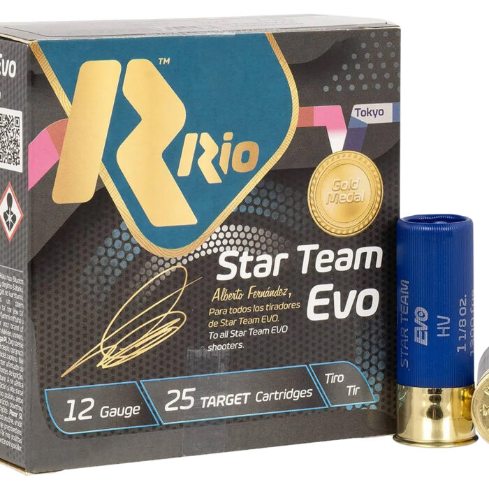 Rio Ammunition ST3275 Star Team EVO  12Gauge 2.75" 1 1/8oz 7.5Shot 25 Per Box/10 Case