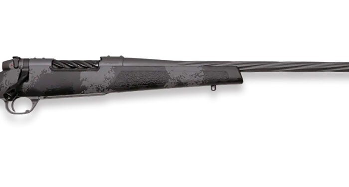 Weatherby Mark V Live Wild 25 Creedmoor 4+1 22" Carbon Gray Cerakote Fluted Threaded Barrel, Carbon Gray Cerakote Drilled & Tapped Steel Receiver Fixed Black w/Gray Accents Polymer Stock, Right Hand