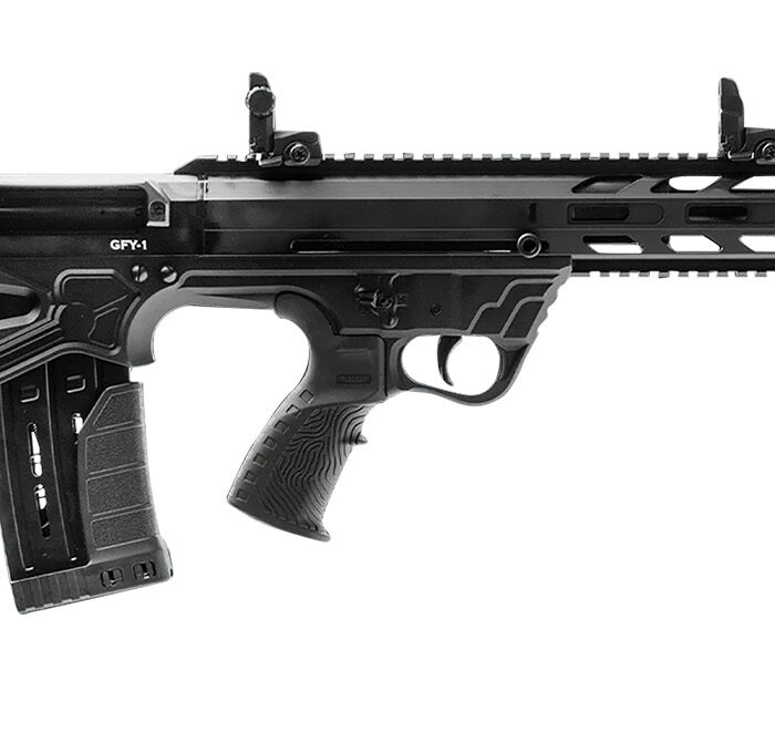 Gforce Arms GFY11220 GFY-1 USA 12 Gauge Semi-Auto 3" 5+1 18.50" Black Threaded Barrel, Black Cerakote Aluminum Receiver w/Picatinny Rail, Black Bullpup Polymer Stock, Polymer Grip