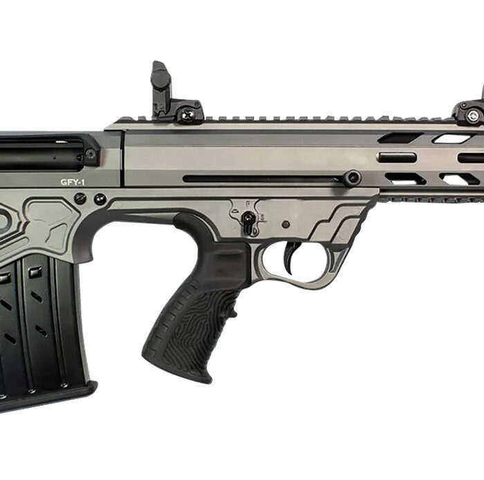 Gforce Arms GFY11220TG GFY-1 USA 12 Gauge Semi-Auto 3" 5+1 18.50" Black Threaded Barrel, Tactical Gray Cerakote Aluminum Receiver w/Picatinny Rail, Gray Bullpup Polymer Stock, Polymer Grip