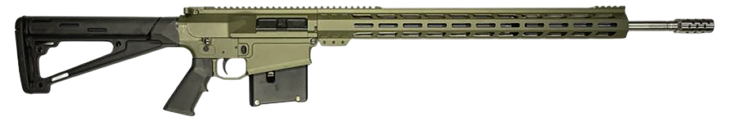 Great Lakes Firearms AR-10 30-06 Springfield 5+1 24" Stainless Threaded Barrel, OD Green Cerakote Aluminum Receiver w/Picatinny Rail, Hogue Fixed Black Polymer Stock, Mil-Spec Grip 3 Great Lakes Firearms AR-10 30-06 Springfield 5+1 24" Stainless Threaded Barrel, OD Green Cerakote Aluminum Receiver w/Picatinny Rail, Hogue Fixed Black Polymer Stock, Mil-Spec Grip