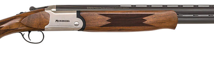 Mossberg 75490 Gold Reserve  16 Gauge Break Open 3" 2rd 30" Matte Blued Vent Rib Barrel, Polished Silver w/Gold Inlay Receiver, Fixed Satin Black Walnut Stock, 5 Standard Chokes