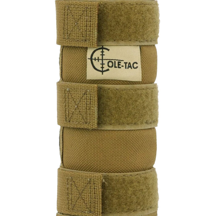 Cole-tac MP102 Metal Python Suppressor Cover Fits 6" Long Coyote Brown