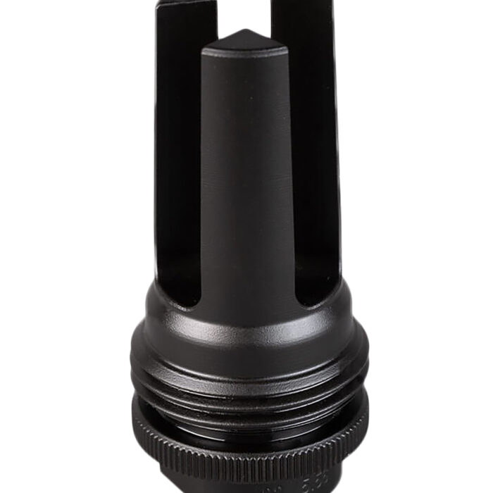 SilencerCo AC1570 ASR Flash Hider Black Steel with 1/2"-28 tpi Threads for 9mm