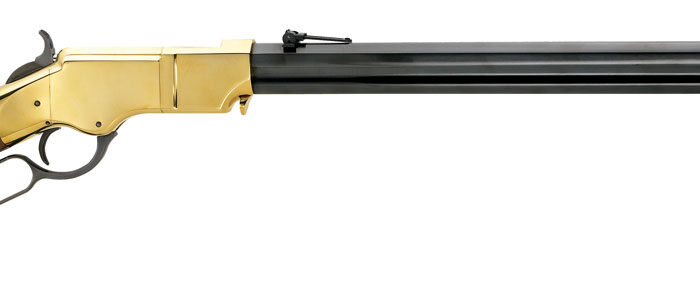 Henry H011C Original  Full Size 45 Colt (Long Colt) 13+1 24.50" Blued Octagon Barrel, Polished Brass Receiver, Fancy American Walnut Wood Stock, Brass Buttplate/Pad Right Hand