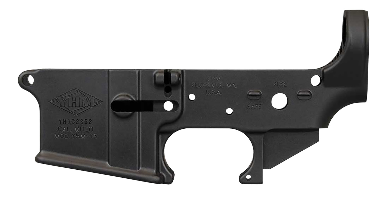Yankee Hill 125 Stripped Lower Receiver 5.56x45mm NATO 7075-T6 Aluminum Black Anodized for AR-15 3 Yankee Hill 125 Stripped Lower Receiver 5.56x45mm NATO 7075-T6 Aluminum Black Anodized for AR-15