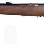 Savage Arms 95700 93 G Full Size 22 WMR 5+1 21" Matte Black Sporter Barrel, Matte Black Drilled & Tapped Carbon Steel Receiver, Satin Hardwood Fixed Stock, Left Hand 2 24156