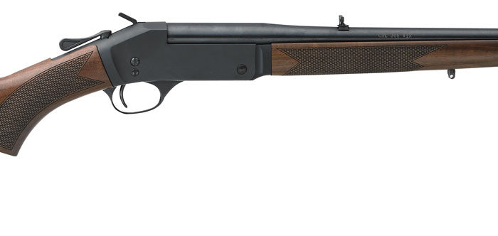 Henry H015308 Single Shot  308 Win Caliber with 1rd Capacity, 22" Barrel, Overall Blued Metal Finish & American Walnut Stock, Right Hand (Full Size)