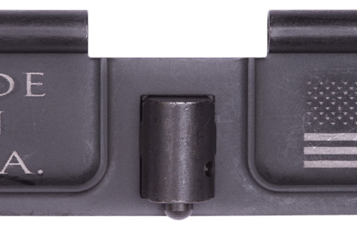 Spikes SED7002 Ejection Port Door USA/Flag AR-15 Black Phosphate Steel