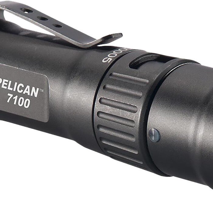 Pelican 7100 Tactical Flashlight  Black Anodized 33/348/695 Lumens White LED