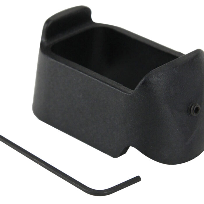 Pachmayr 03852 Mag Sleeve  made of Polymer with Black Finish for Glock 19,23 Mags to fit Glock 26 & 27 Models