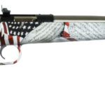 Crickett KSA3168 Youth 22 LR 1rd 16.12" Stainless Steel Barrel, Fixed Front/Adjustable Rear Peep Sights, American Flag/Amendment Synthetic Stock w/11.5" LOP, Rebounding Firing Pin Safety 2 32328