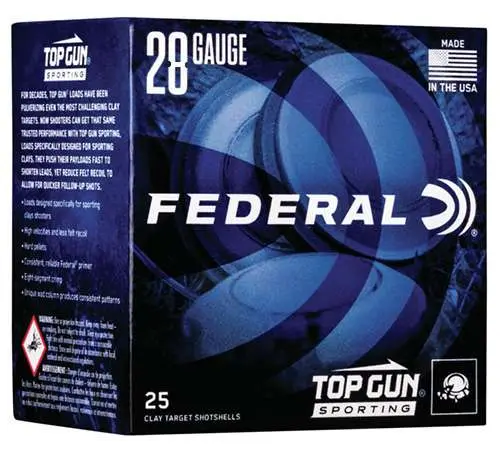 FEDERAL TOP GUN 28GA 2 3/4" 3/4OZ 1,330 FPS 8 25 RD/BX 10 BX/CS