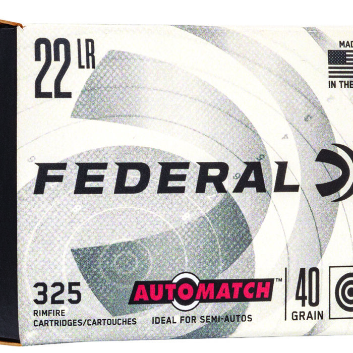 Federal AM22 Champion Training Auto Match 22LR 40gr Lead Round Nose 325 Per Box/10 Case *Bulk