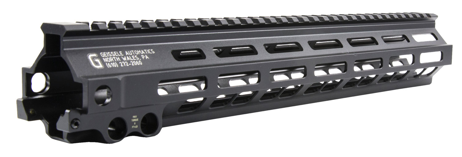 Geissele Automatics 05285B MK8 Super Modular Rail 13.50" M-LOK Style Made of 6061-T6 Aluminum with Black Anodized Finish for AR-Platform 3 Geissele Automatics 05285B MK8 Super Modular Rail 13.50" M-LOK Style Made of 6061-T6 Aluminum with Black Anodized Finish for AR-Platform