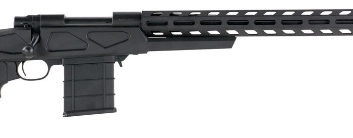 Howa HCRA73102 M1500 APC Chassis 308 Win 10+1 24" Heavy Threaded Barrel, 6 Position Luth-AR MBA-4 w/Aluminum Chassis Stock, Polymer Grip
