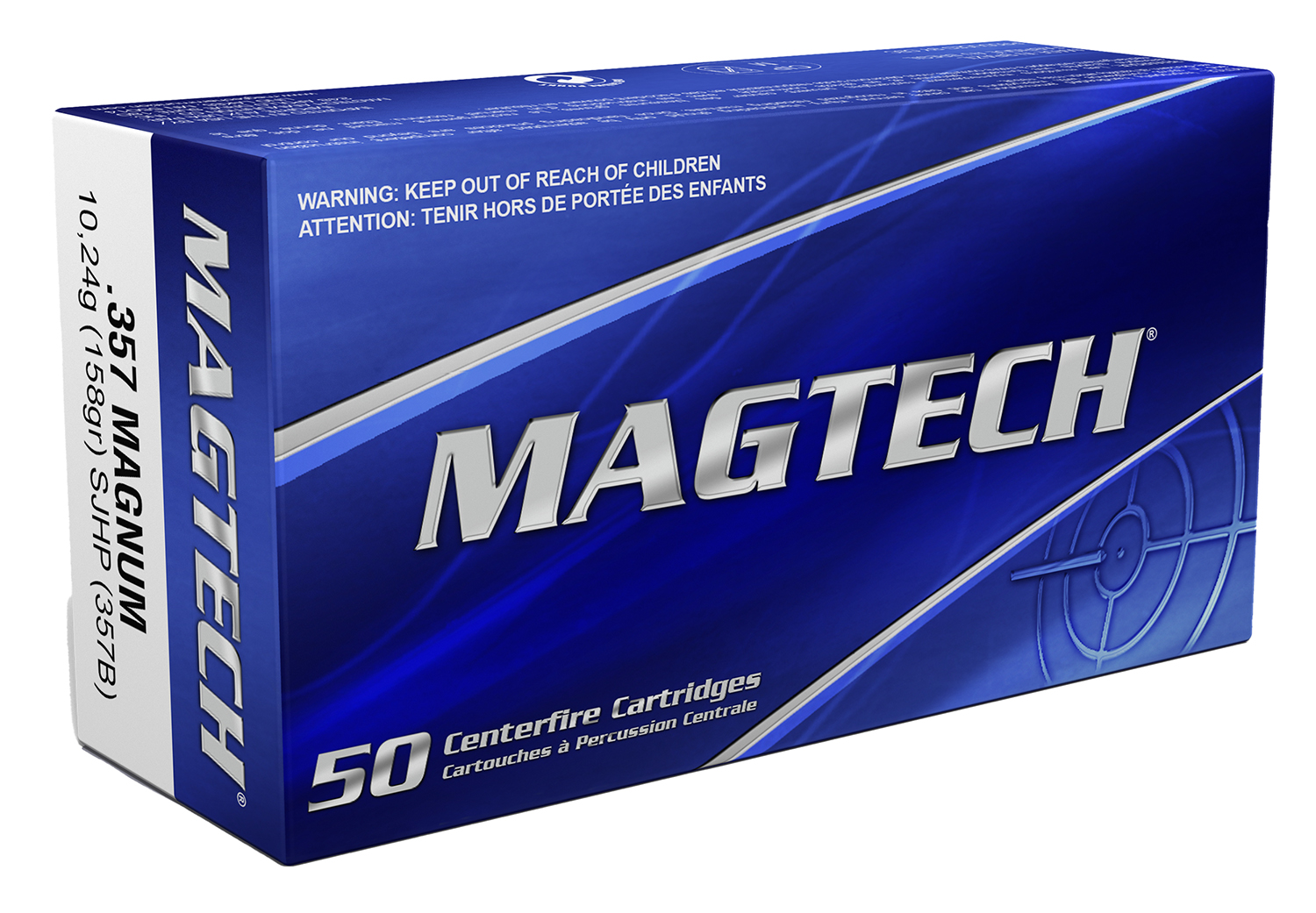 Magtech 357B Range/Training 357Mag 158gr Semi Jacketed Hollow Point 50 Per Box/20 Case 3 Magtech 357B Range/Training 357Mag 158gr Semi Jacketed Hollow Point 50 Per Box/20 Case