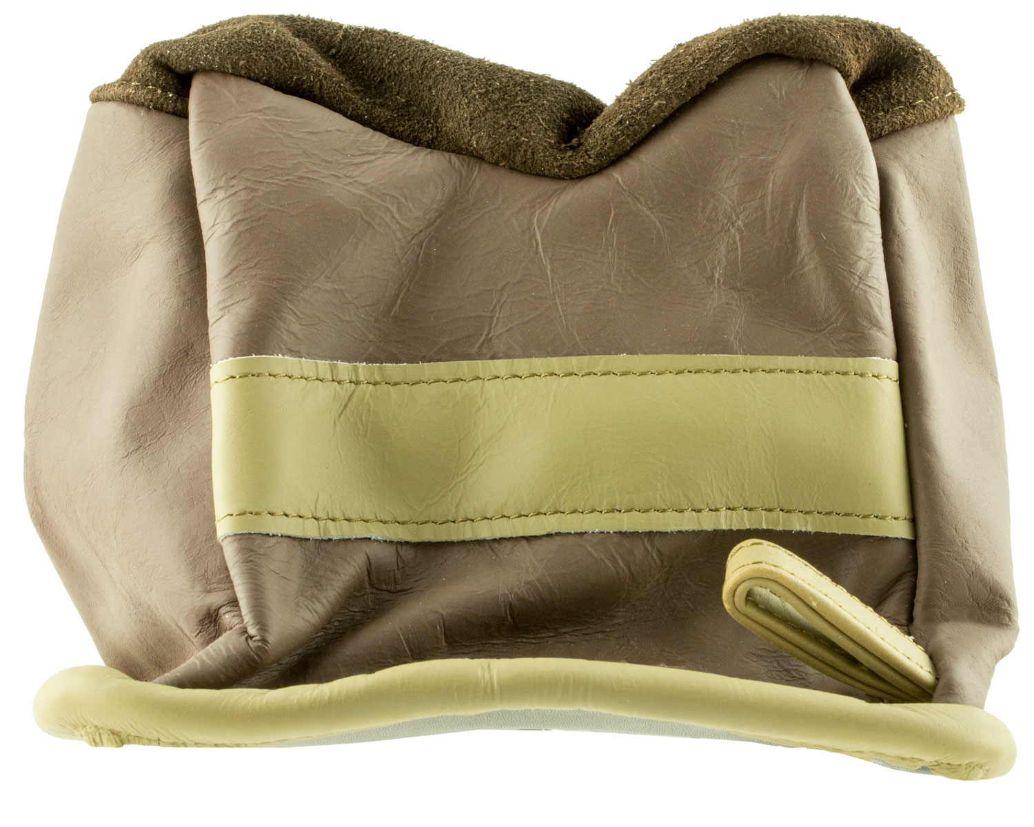 BenchMaster BMALBBME Bench Bag Medium Empty Tan Leather Front Bag 6.80 oz 3 BenchMaster BMALBBME Bench Bag Medium Empty Tan Leather Front Bag 6.80 oz