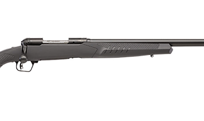 Savage Arms 57067 110 Varmint Full Size 22-250 Rem 4+1 26" Matte Black Button-Rifled Barrel, Matte Black Drilled & Tapped Carbon Steel Receiver, Adj AccuStock Matte Gray Synthetic Stock, Right Hand
