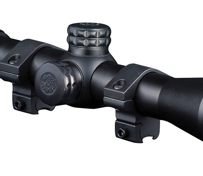 Konus 7267 KonusPro  Matte Black 3-9x32mm AO 1" Tube Engraved 30/30 Duplex Reticle Includes Mounting Rings
