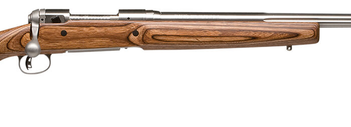 Savage Arms 18467 12 Varminter Low Profile 243 Win 4+1 Cap 26" 1:9.25" Matte Stainless Rec/Barrel Satin Brown Stock Right Hand (Full Size) with Detachable Box Magazine