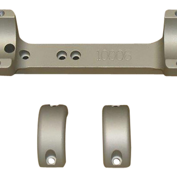 DNZ 10005 Game Reaper Scope Mount/Ring Combo Silver 1" Tube Fits TCA Impact/Triumph/Pro Hunter FX/Pro Hunter/Omega/Encore Rifle, Medium Rings