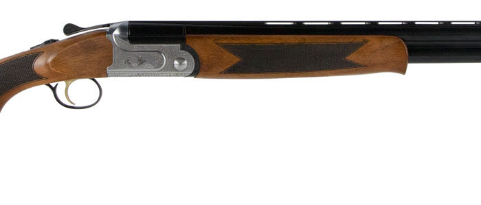 Dickinson GW12W30P Green Wing  12 Gauge Break Open 3" 2rd 30" Black Vent Rib Barrel, Silver Engraved Aluminum Receiver, Wood Stock, Right Hand