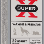 Winchester Ammo X22H2 Super X 22Hornet 46gr Jacketed Hollow Point 50 Per Box/10 Case 2 65138