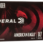 Federal AE9FP American Eagle Handgun 9mmLuger 147gr Full Metal Jacket Flat Point 50 Per Box/20 Case 2 67098