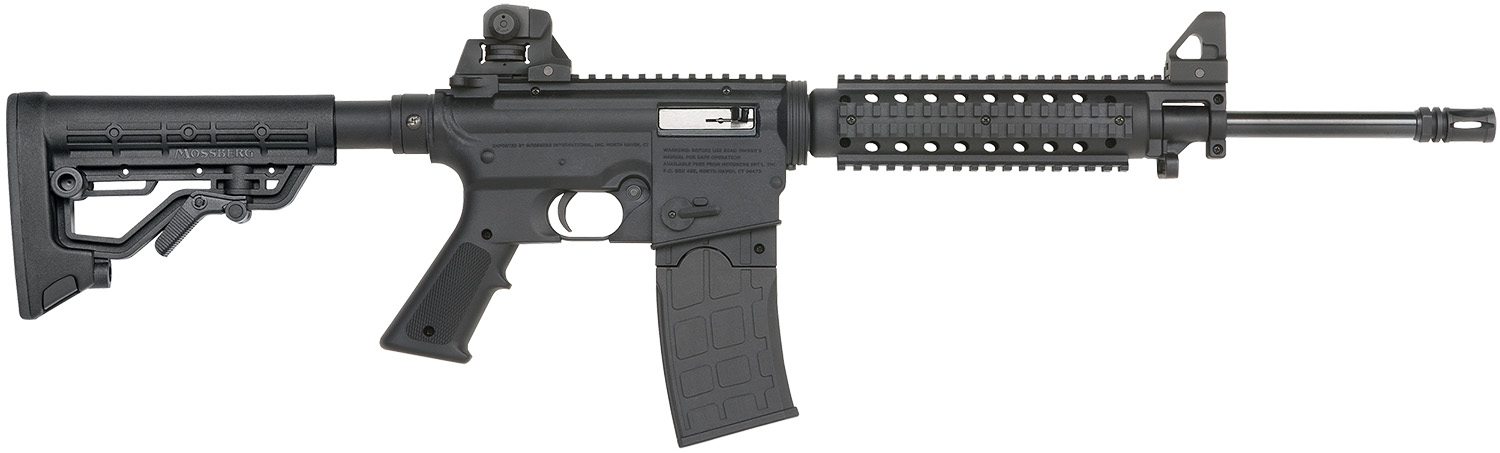 Mossberg 37205 715 Tactical Full Size 22 LR 10+1 16.25" Matte Blued Steel Barrel, Black Picatinny Rail Receiver, Black A2 Adjustable Synthetic Stock, Black Polymer Grip, Right Hand 3 Mossberg 37205 715 Tactical Full Size 22 LR 10+1 16.25" Matte Blued Steel Barrel, Black Picatinny Rail Receiver, Black A2 Adjustable Synthetic Stock, Black Polymer Grip, Right Hand