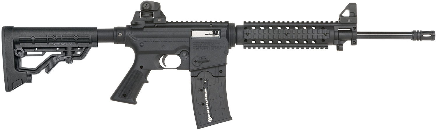 Mossberg 37209 715 Tactical Full Size 22 LR 25+1 16.25" Matte Blued Steel Barrel, Black Picatinny Rail Receiver, Black A2 Adjustable Synthetic Stock, Black Polymer Grip, Right Hand 3 Mossberg 37209 715 Tactical Full Size 22 LR 25+1 16.25" Matte Blued Steel Barrel, Black Picatinny Rail Receiver, Black A2 Adjustable Synthetic Stock, Black Polymer Grip, Right Hand