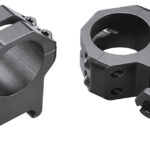 Weaver Mounts 48362 Four-Hole Skeleton Rings Matte Black 1" Extra High 1 80870