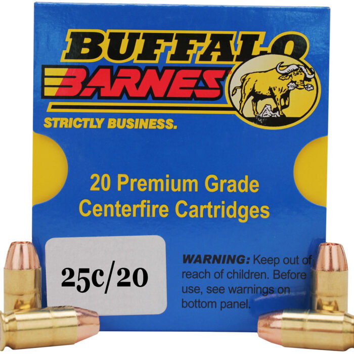 Buffalo Bore Ammunition 25C20 Buffalo-Barnes Strictly Business 357Sig 125gr Barnes TAC-XP Lead Free 20 Per Box/12 Case