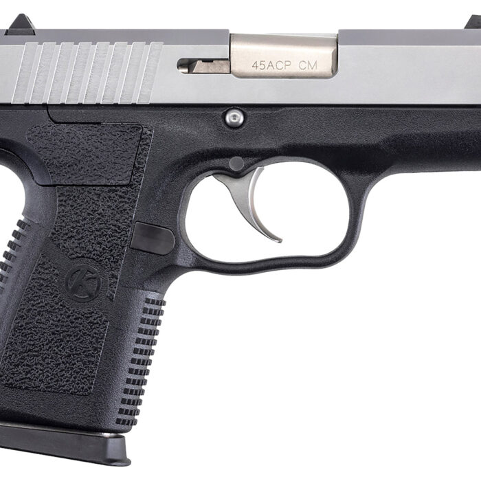 Kahr Arms CM4543 CM45 45 ACP 5+1 3.30" Serrated Steel Barrel, Matte Stainless Serrated Steel Slide, Black Polymer Frame, Black Textured Polymer Grip, No Safety, Right Hand