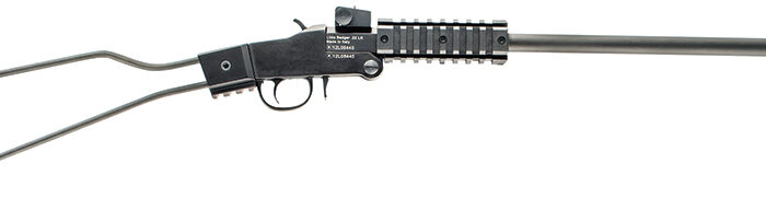 Chiappa Firearms 500110 Little Badger  22 WMR 1rd, 16.50" Black Meatal Finish & Wire Frame/ Black Stock, Right Handed