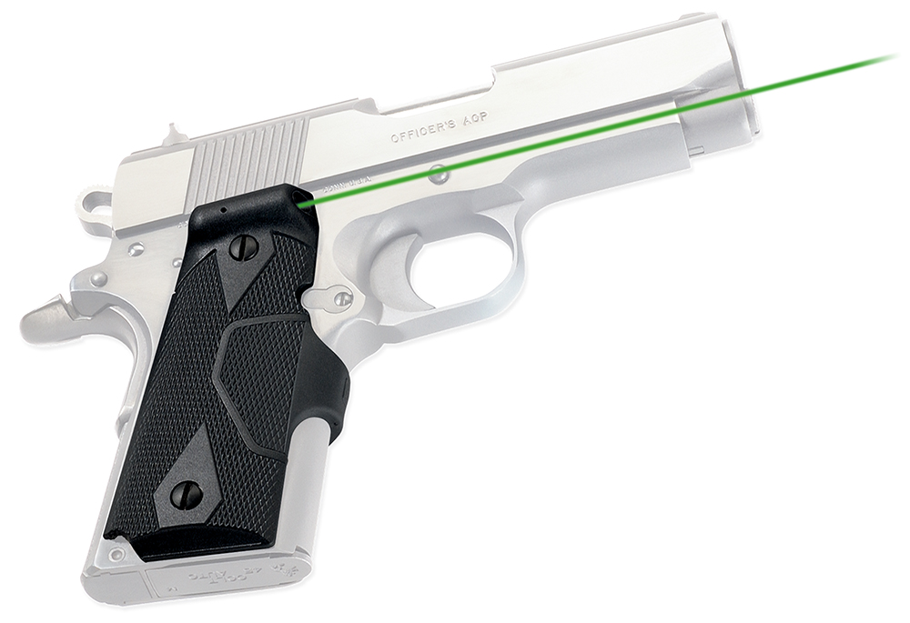 Crimson Trace 0141101 Lasergrips Fits 1911 Compact, Green Laser Black Polymer 3 Crimson Trace 0141101 Lasergrips Fits 1911 Compact, Green Laser Black Polymer